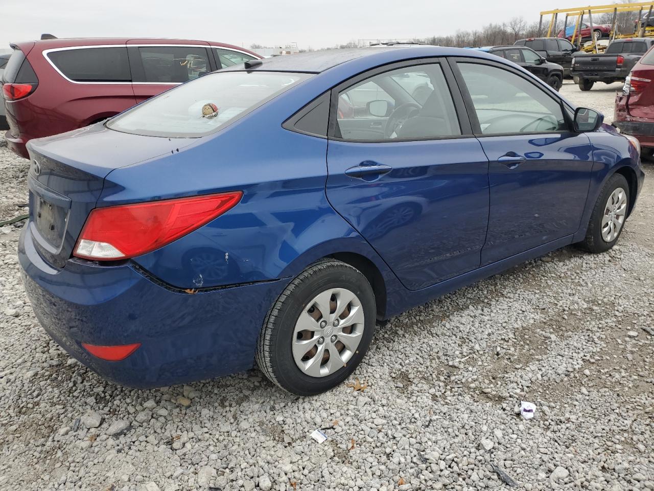 2016 Hyundai Accent VIN KMHCT4AE3GU031408 Copart auction photo, mechanical / rear end damage thumbnail 3