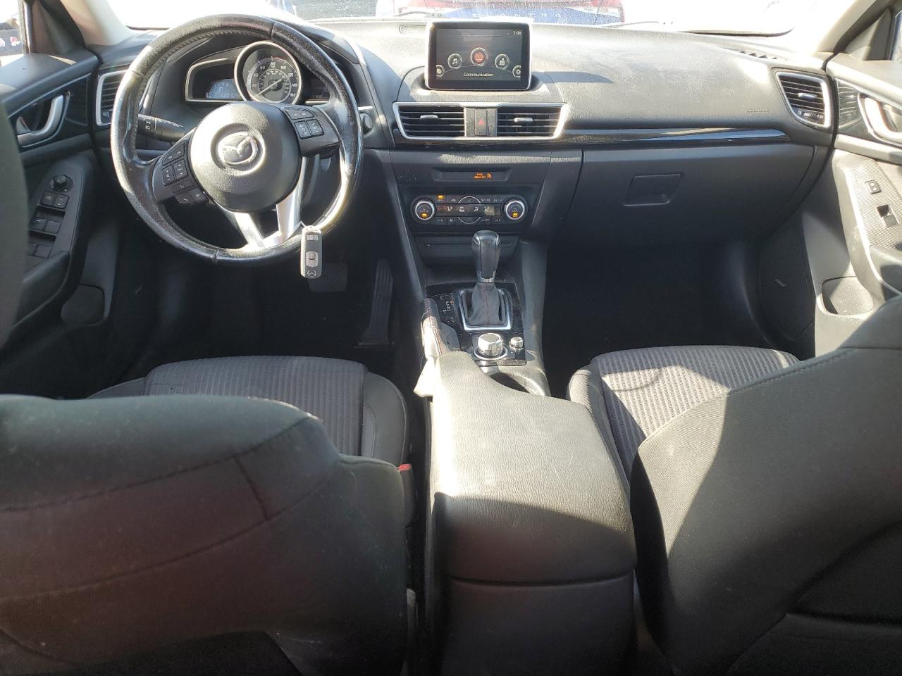 2015 Mazda 3 VIN JM1BM1L74F1272792 Copart auction photo, rear end damage thumbnail 8