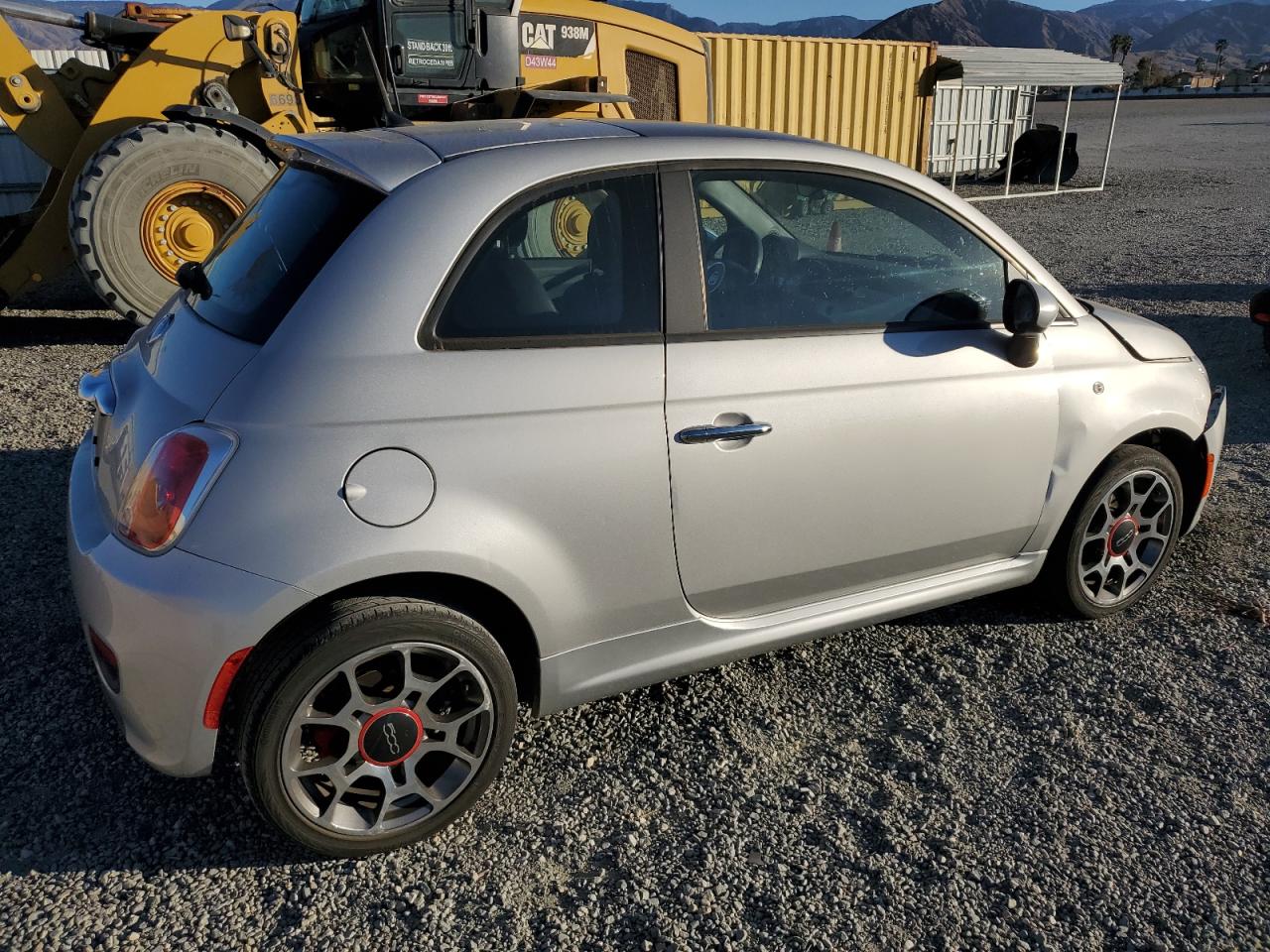 2012 Fiat 500 VIN 3C3CFFBR3CT381316 Copart auction photo, front end damage thumbnail 3