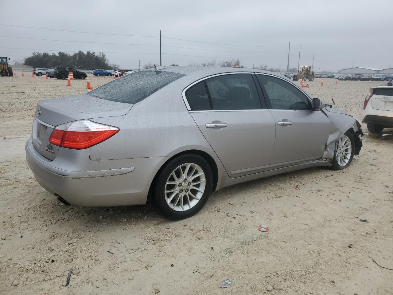 2011 Hyundai Genesis VIN KMHGC4DE9BU134600 Copart auction photo, front end damage thumbnail 3