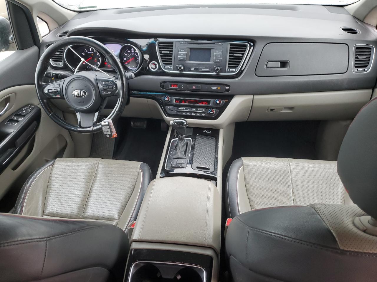 2015 KIA Sedona VIN KNDMC5C12F6073435 Copart auction photo, front end damage thumbnail 8