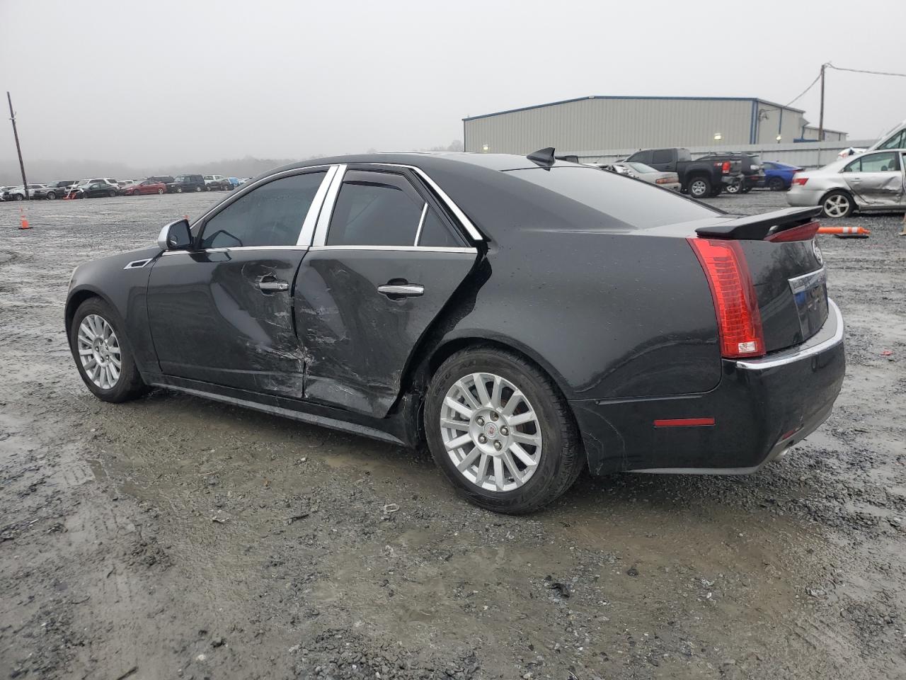 2012 Cadillac CTS VIN 1G6DE5E59C0154136 Copart auction photo, side damage thumbnail 2