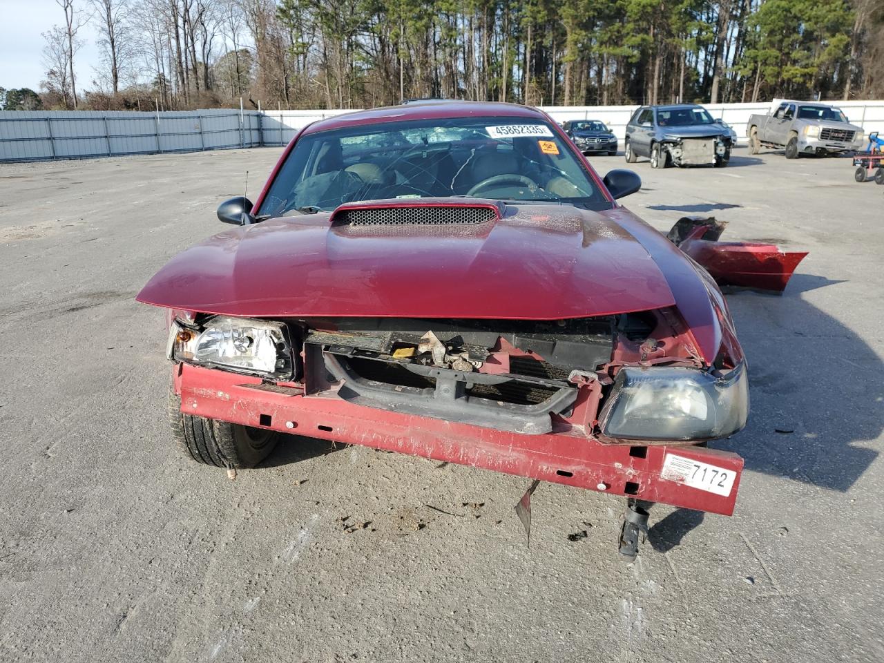 2003 Ford Mustang VIN 1FAFP42X43F447476 Copart auction photo, front end damage thumbnail 5