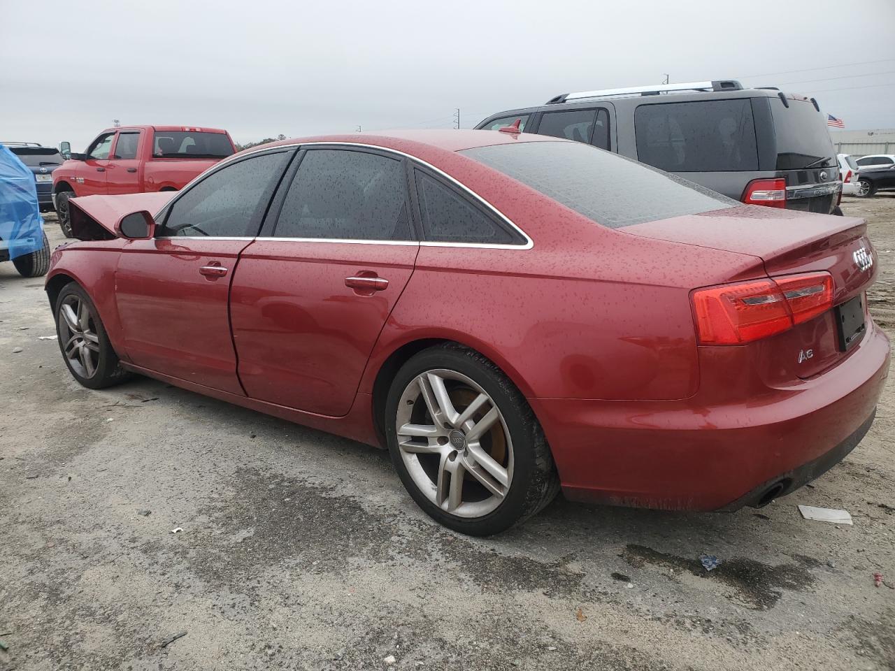 2015 Audi A6 VIN WAUDFAFC5FN028585 Copart auction photo, front end / minor dent/scratches damage thumbnail 2