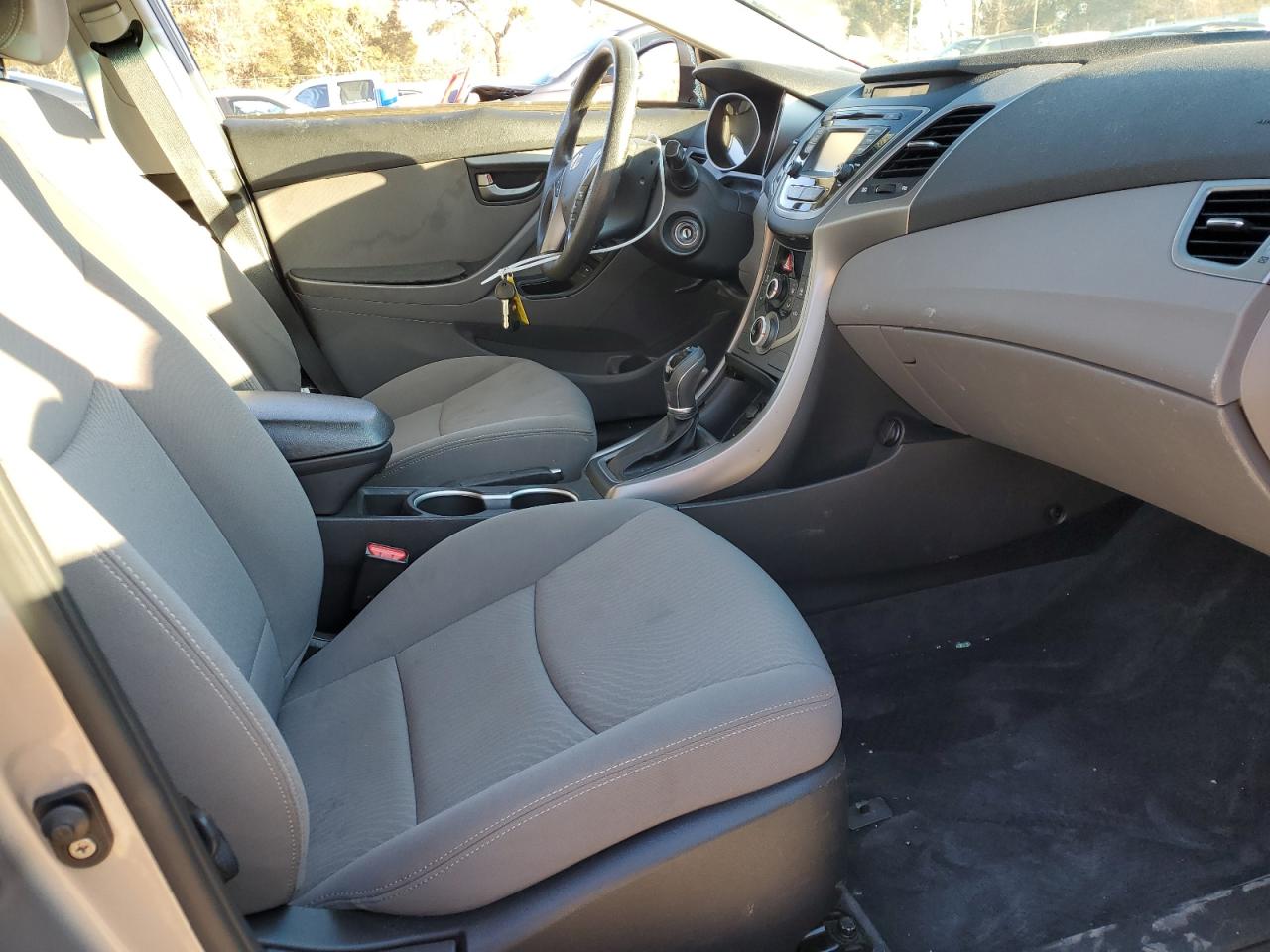 2015 Hyundai Elantra VIN KMHDH4AE5FU223448 Copart auction photo, side damage thumbnail 7