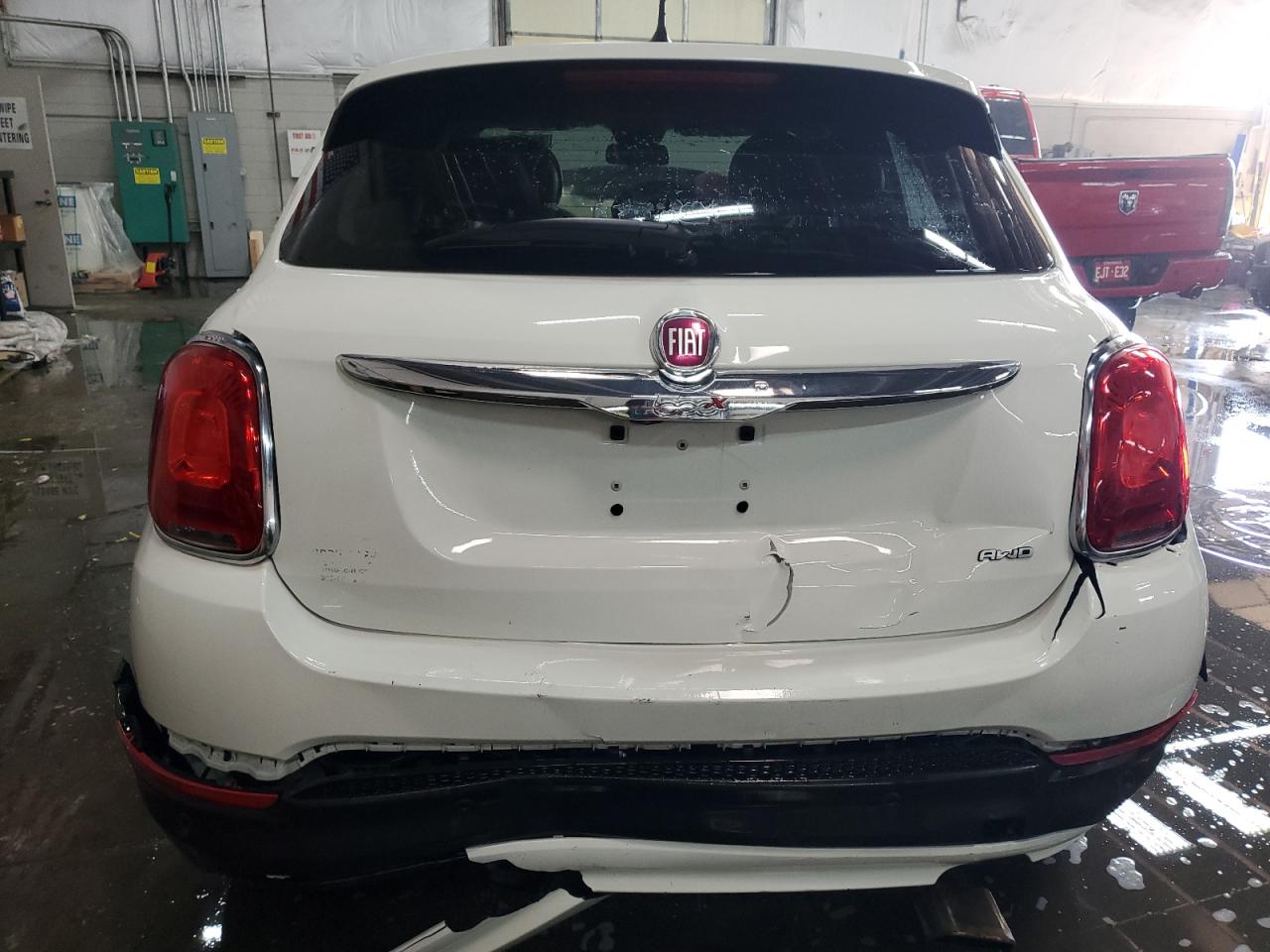 2016 Fiat 500 VIN ZFBCFYDT0GP326744 Copart auction photo, front end / rear end damage thumbnail 6