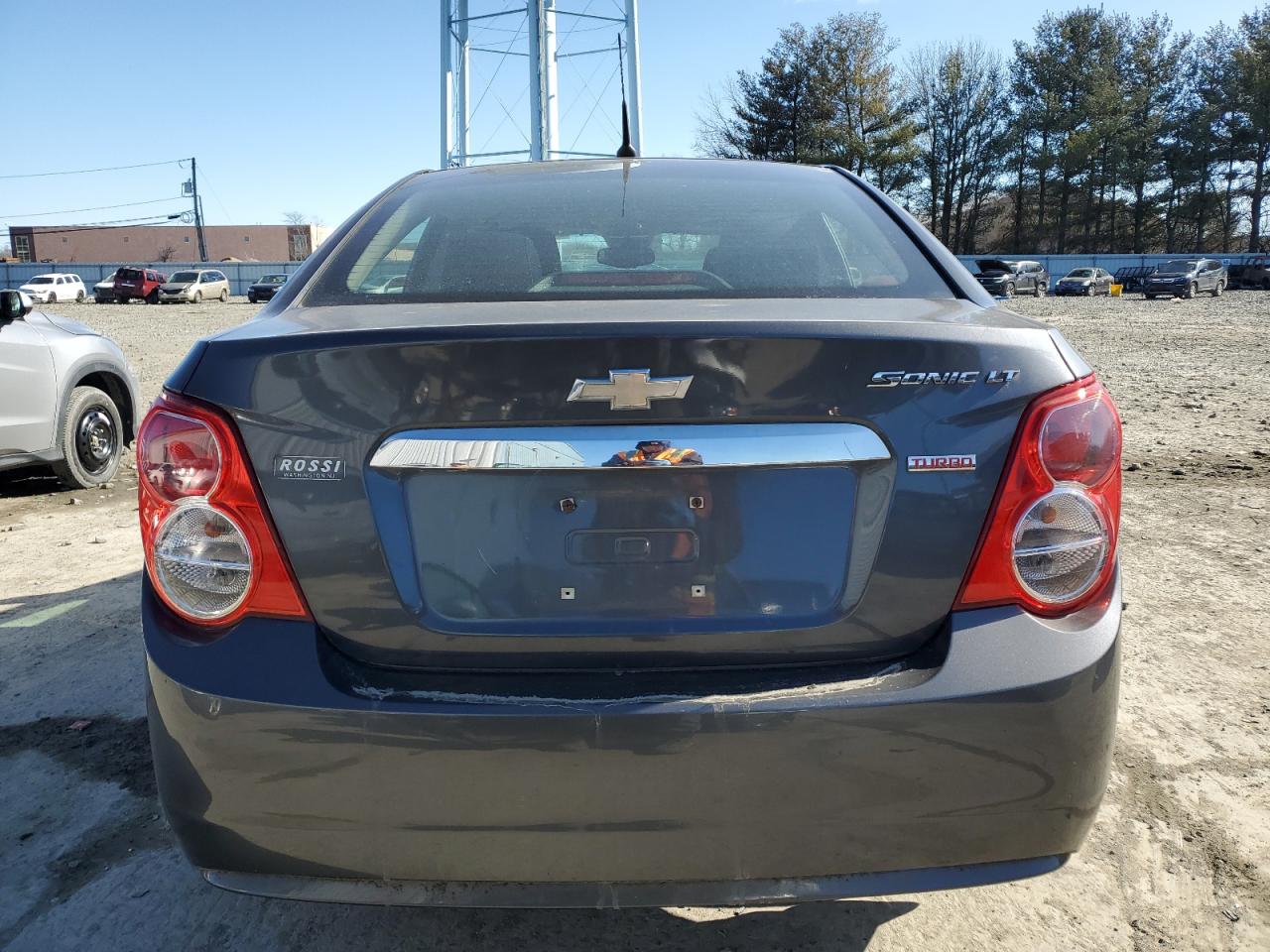 2013 Chevrolet Sonic VIN 1G1JC5SB7D4186666 Copart auction photo, undercarriage damage thumbnail 6