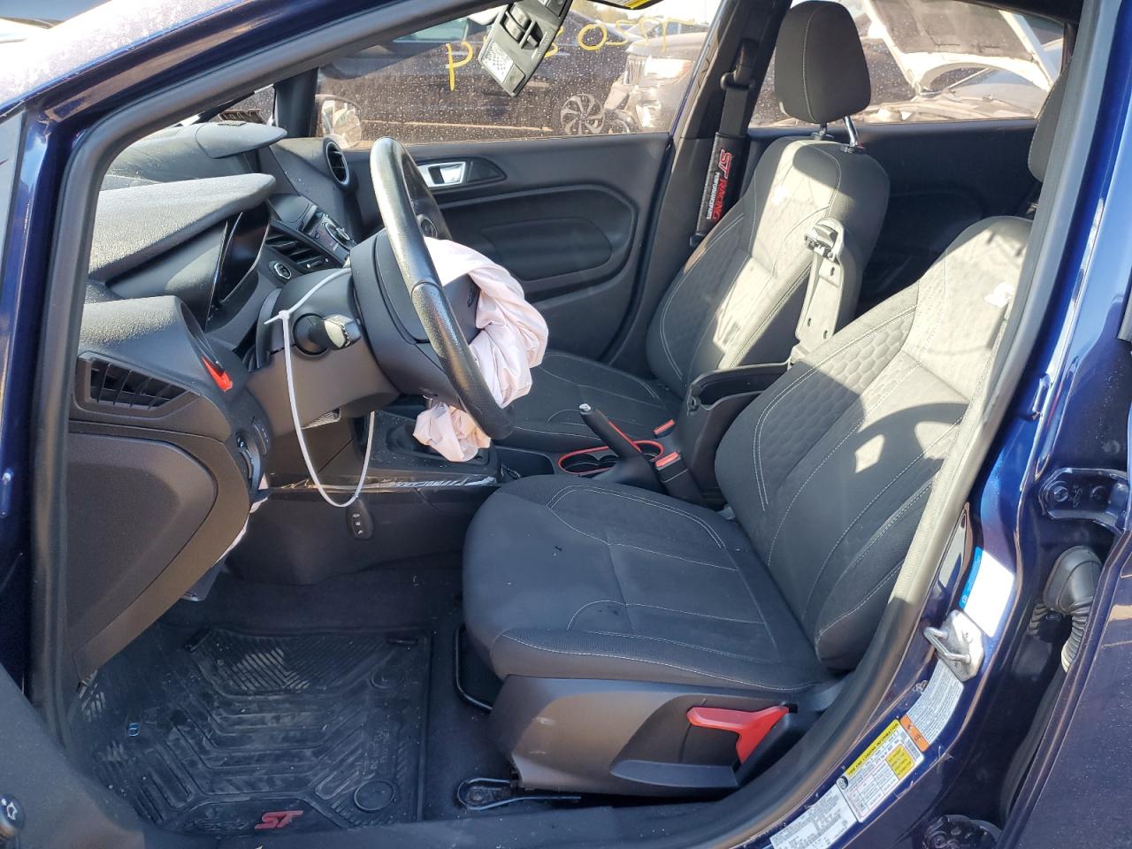 2016 Ford Fiesta VIN 3FADP4GX0GM205063 Copart auction photo, top/roof damage thumbnail 7