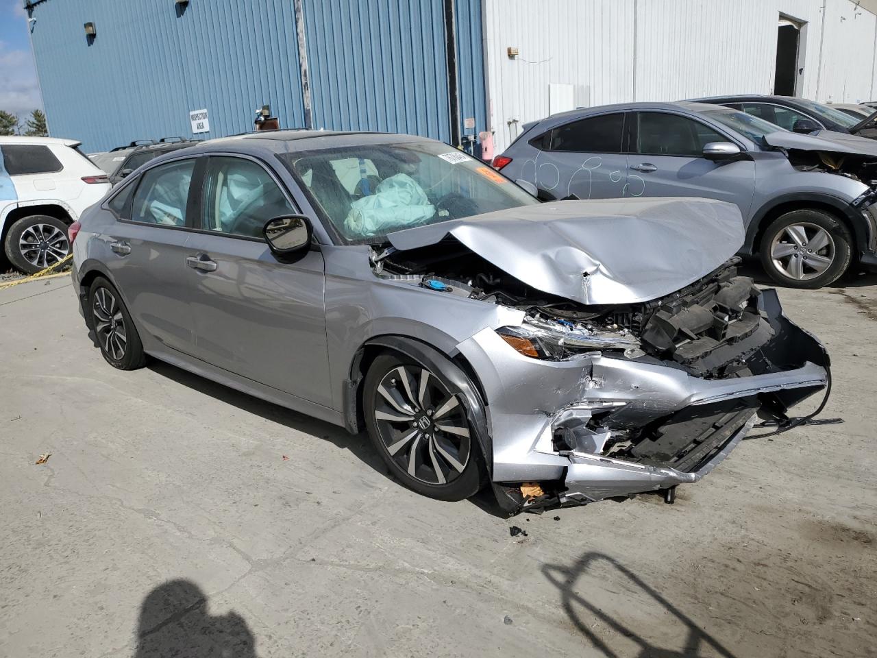 2023 Honda Civic VIN 2HGFE1F73PH301374 Copart auction photo, front end damage thumbnail 4
