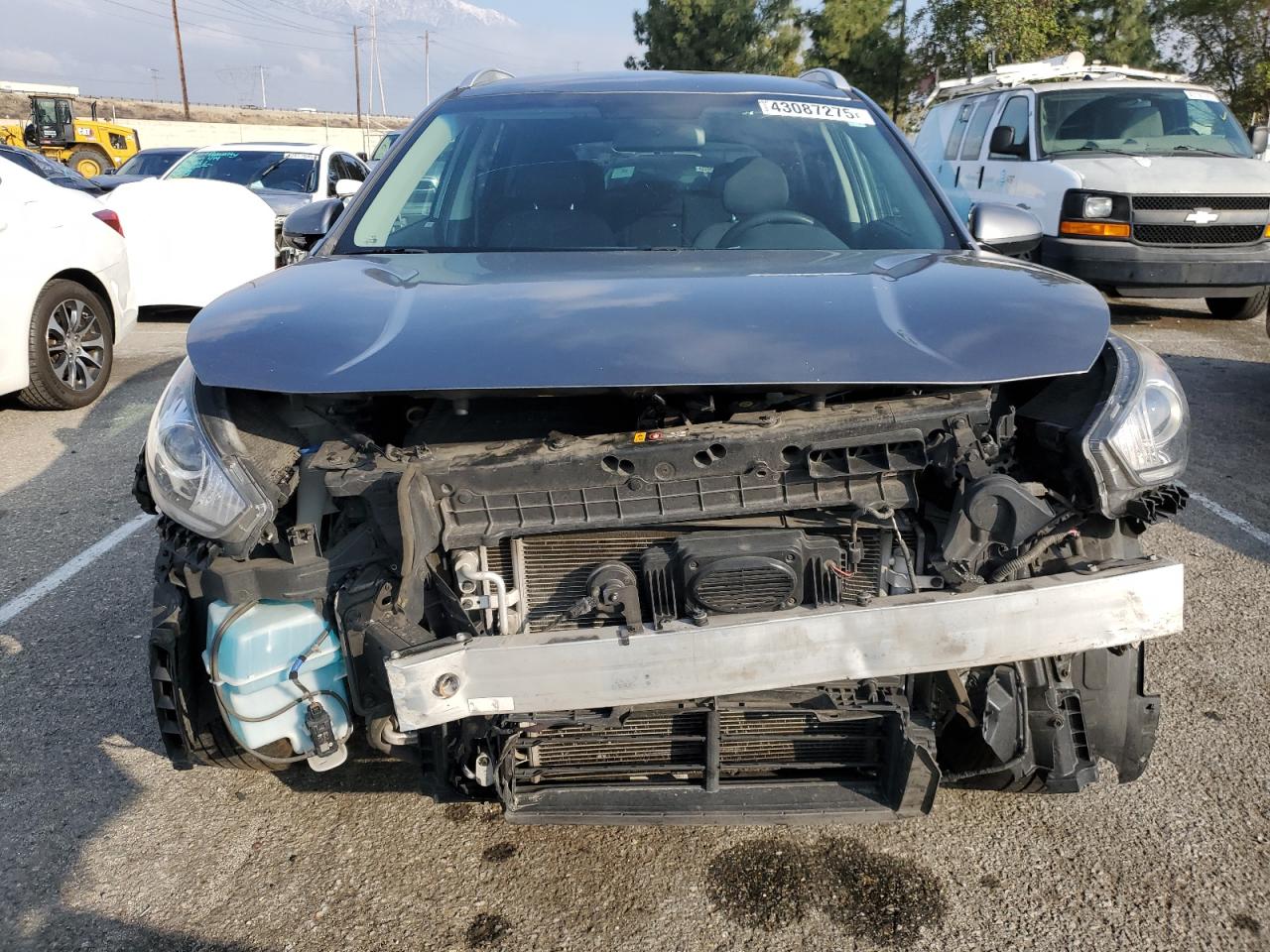 2017 KIA Niro VIN KNDCB3LC9H5101292 Copart auction photo, front end / side damage thumbnail 5