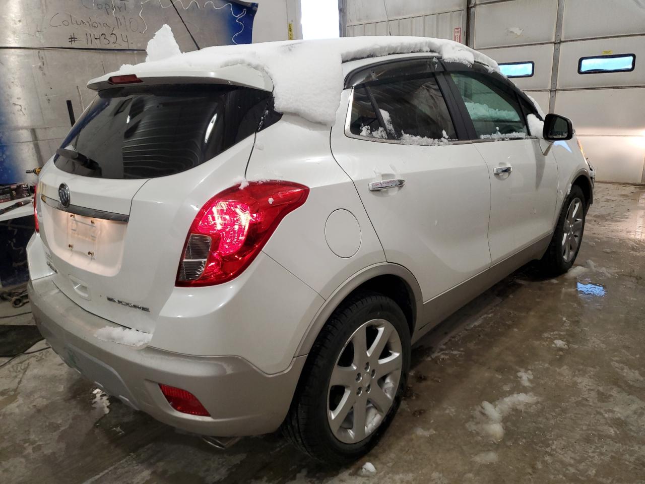 2015 Buick Encore VIN KL4CJBSB3FB180988 Copart auction photo, front end damage thumbnail 3