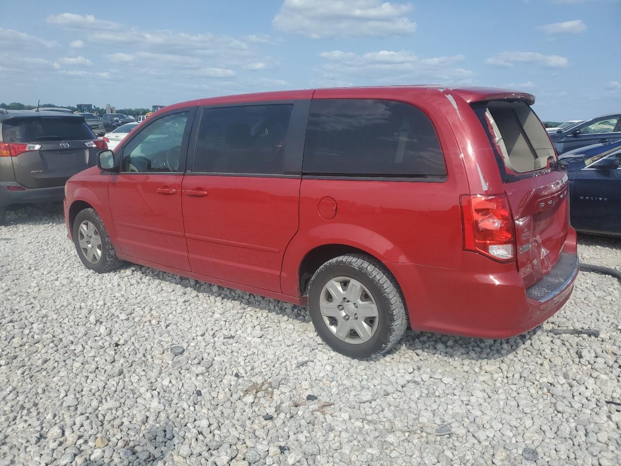 2012 Dodge Caravan VIN 2C4RDGBG5CR402847 Copart auction photo, hail damage thumbnail 2
