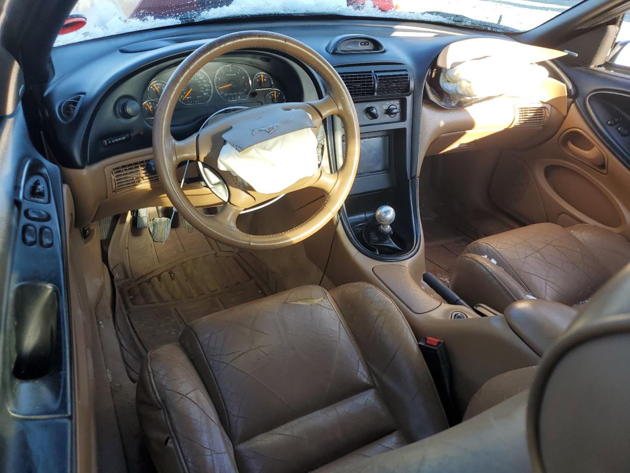 1996 Ford Mustang VIN 1FALP42X0TF168223 Copart auction photo, undercarriage / front end damage thumbnail 8