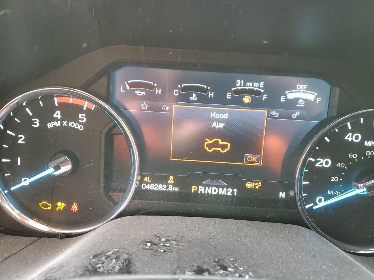 2019 Ford F450 VIN 1FT8W4DT5KEF40186 Copart auction photo, front end / side damage thumbnail 9