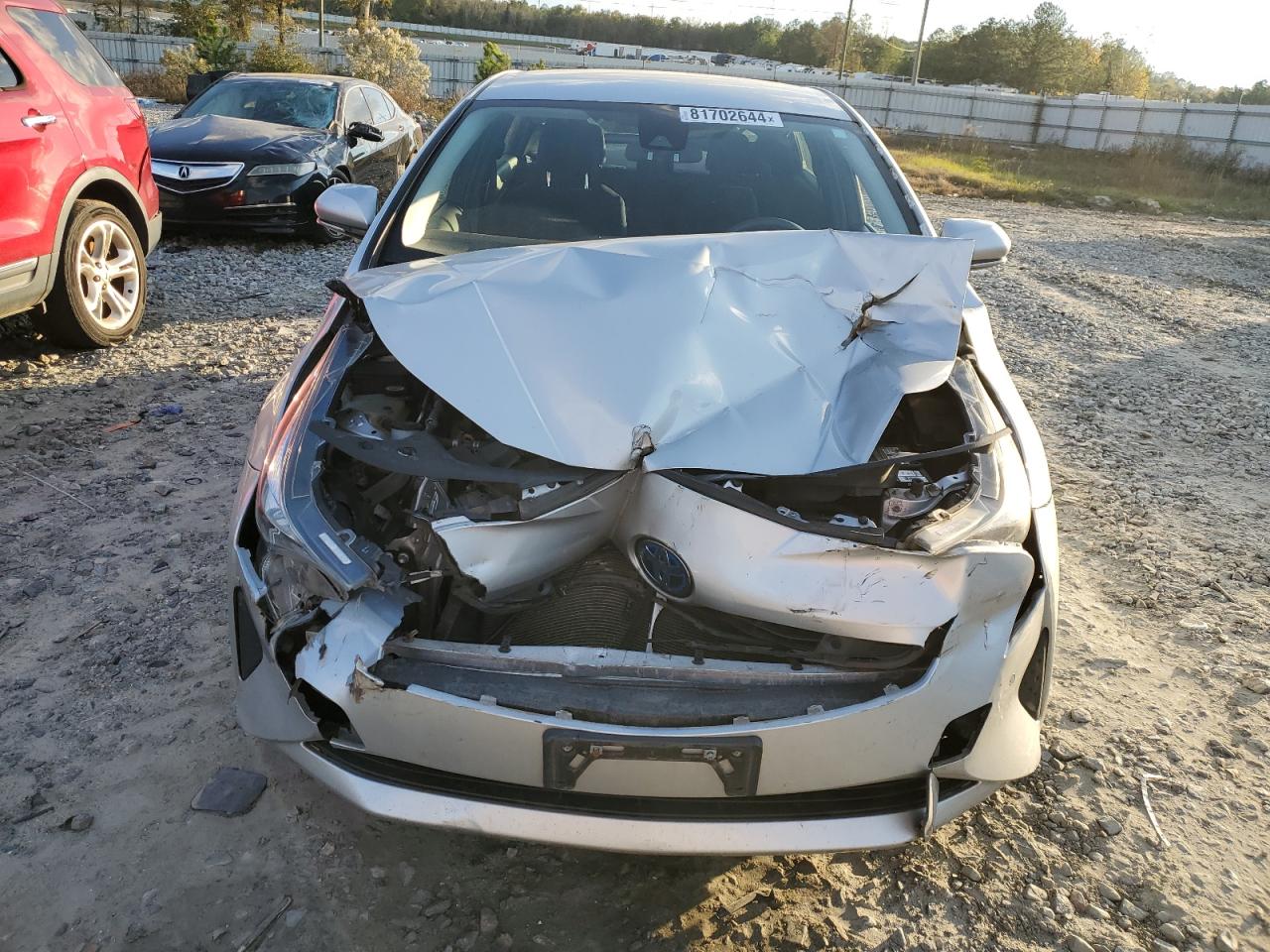 2017 Toyota Prius VIN JTDKBRFU2H3578614 Copart auction photo, front end damage thumbnail 5