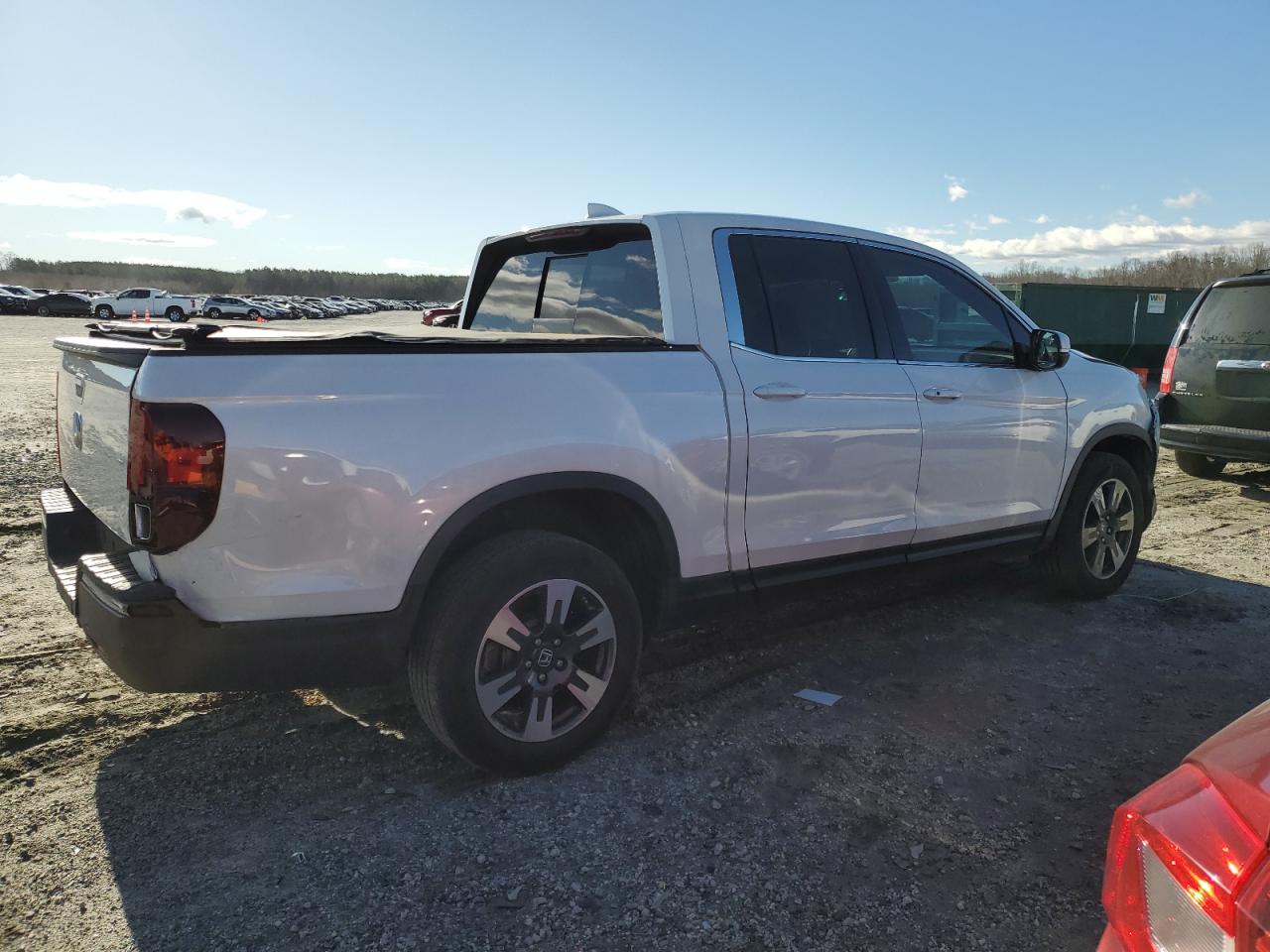 2019 Honda Ridgeline VIN 5FPYK3F50KB045100 Copart auction photo, front end damage thumbnail 3
