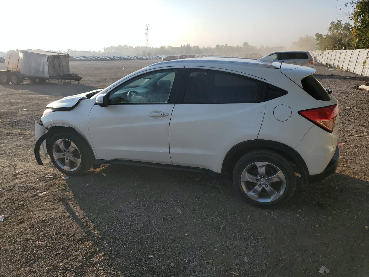 2016 Honda HR-V VIN 3CZRU6H72GM114678 Copart auction photo, front end damage thumbnail 2
