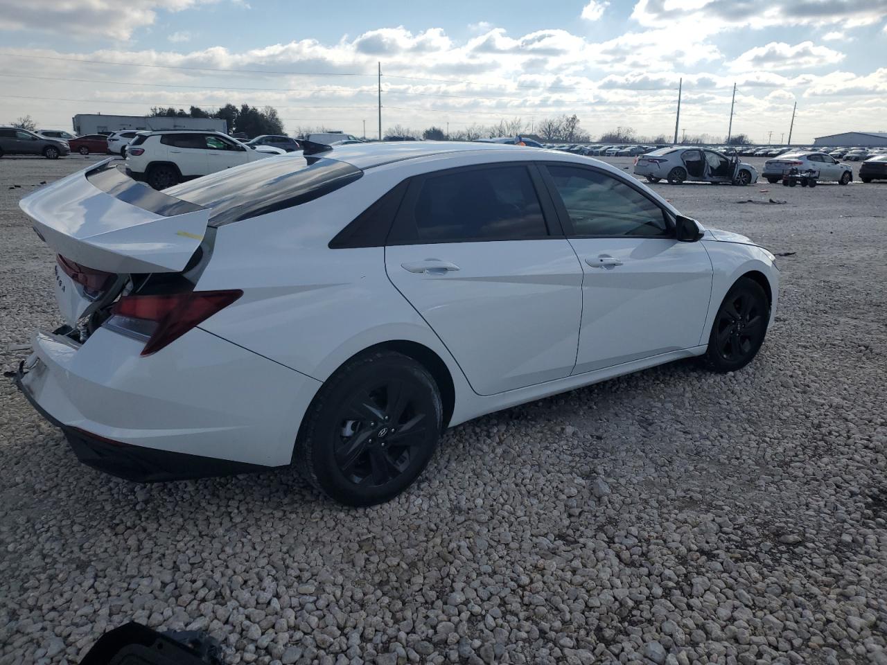 2023 Hyundai Elantra VIN 5NPLM4AG8PH106147 Copart auction photo, rear end damage thumbnail 3