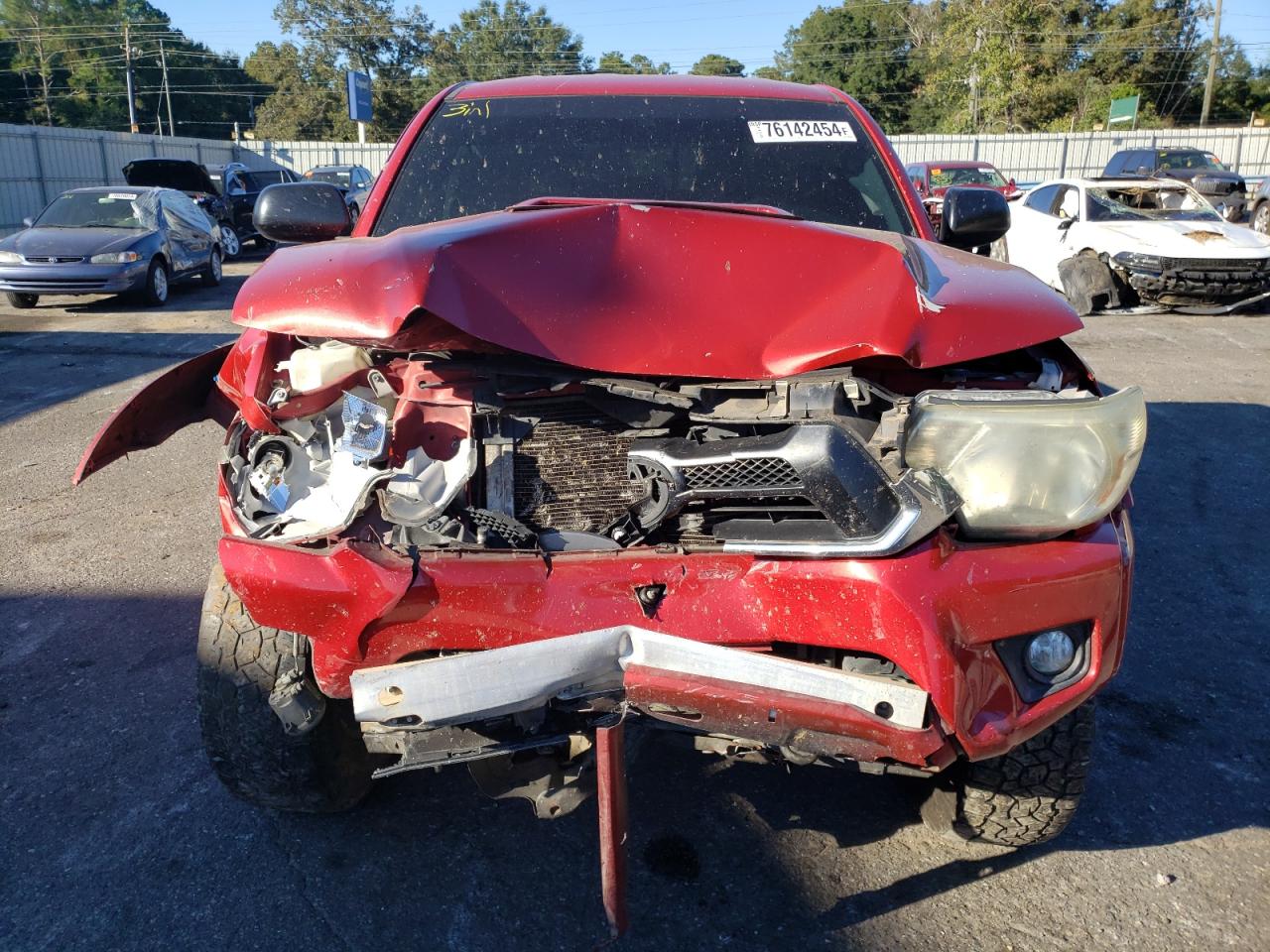 2015 Toyota Tacoma VIN 5TFJU4GN2FX081729 Copart auction photo, front end damage thumbnail 5