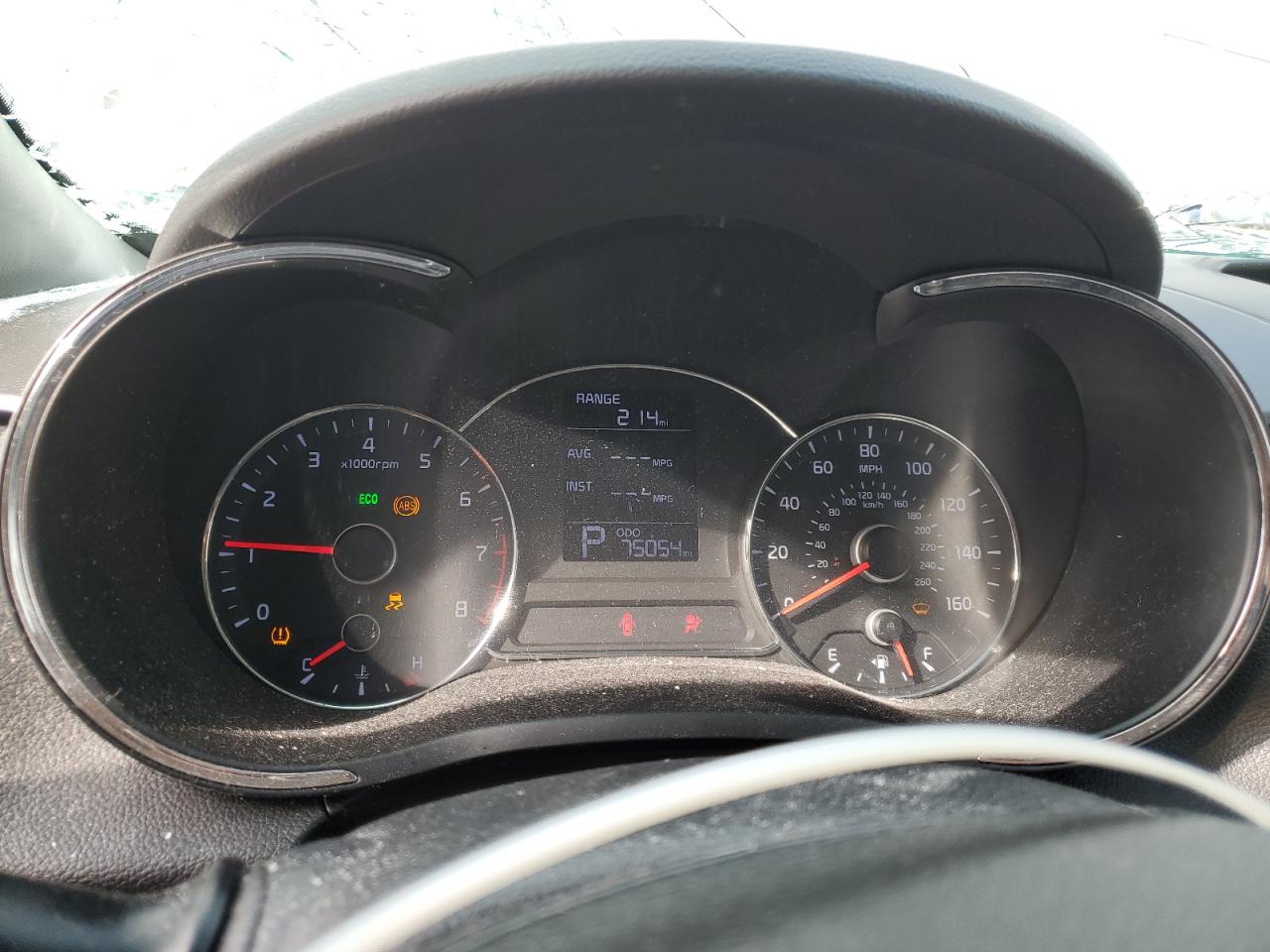 2016 KIA Forte VIN KNAFK4A61G5574566 Copart auction photo, rollover damage thumbnail 9