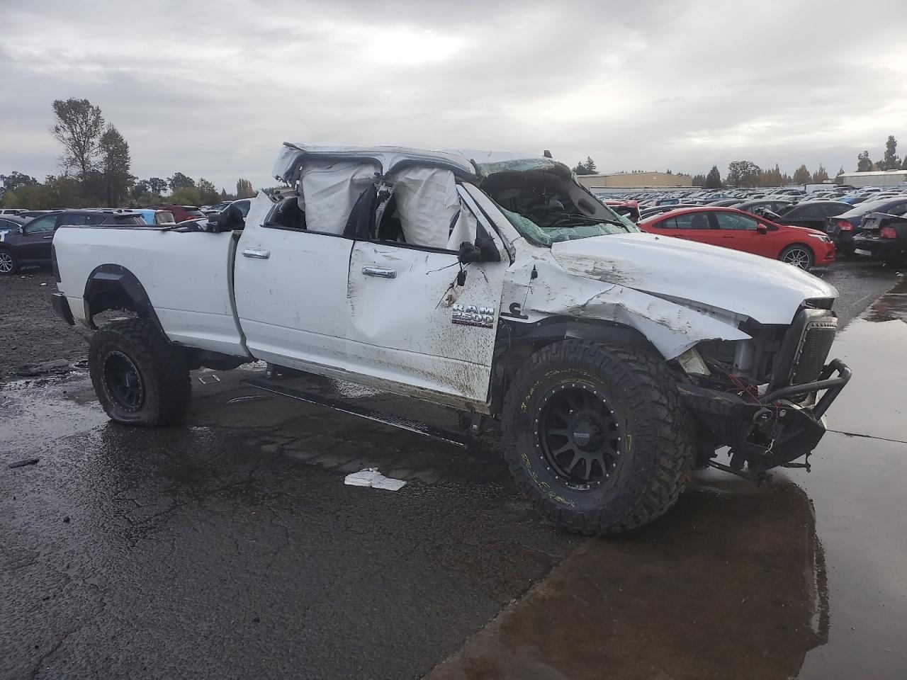2018 RAM 2500 VIN 3C6UR5JL1JG366986 Copart auction photo, top/roof / all over damage thumbnail 4