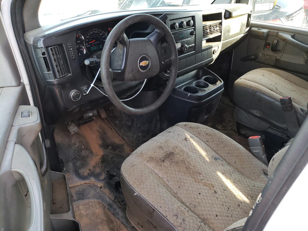 2012 Chevrolet Express VIN 1GCWGFBAXC1193321 Copart auction photo, front end / rear end damage thumbnail 8