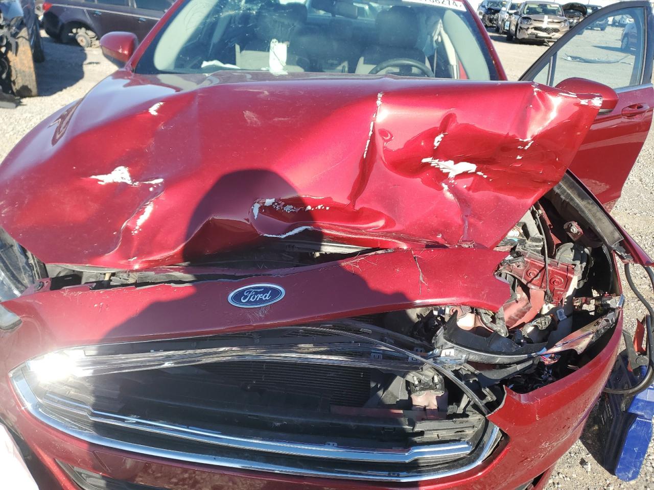 2016 Ford Fusion VIN 3FA6P0G71GR300882 Copart auction photo, front end damage thumbnail 12