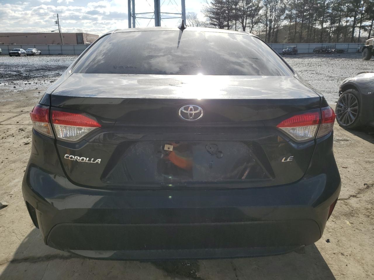 2022 Toyota Corolla VIN 5YFEPMAE1NP356683 Copart auction photo, front end / side damage thumbnail 6