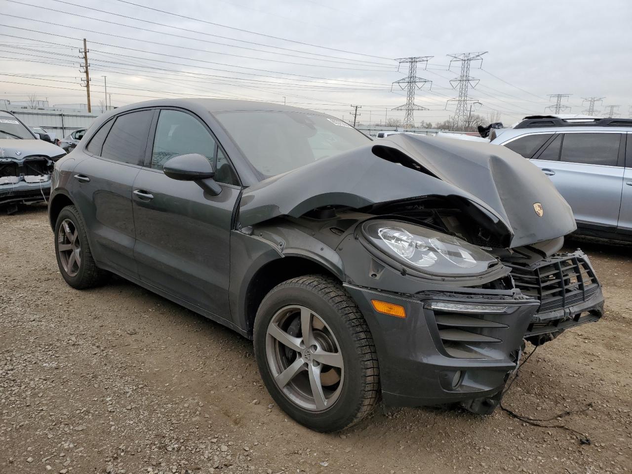 2017 Porsche Macan VIN WP1AA2A50HLB09591 Copart auction photo, front end / mechanical damage thumbnail 4