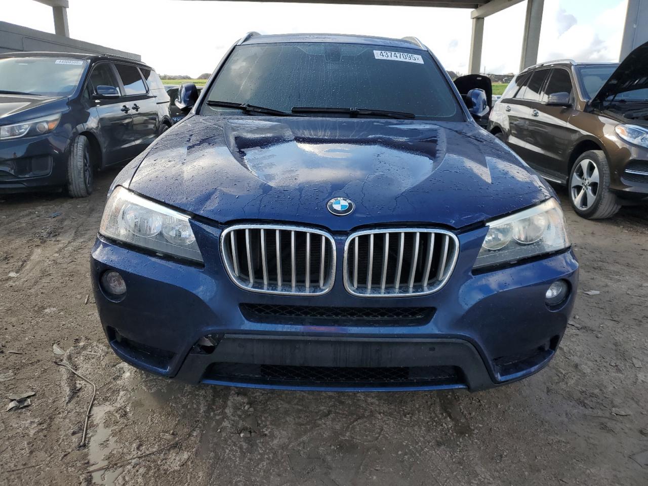 2013 BMW X3 VIN 5UXWX9C54D0A20065 Copart auction photo, mechanical damage thumbnail 5