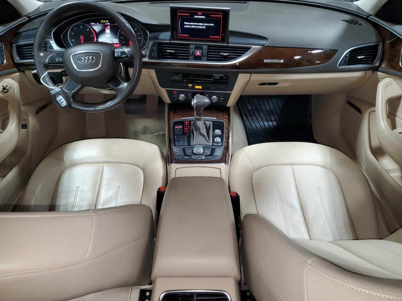 2014 Audi A6 VIN WAUGFAFC8EN075038 Copart auction photo, front end damage thumbnail 8