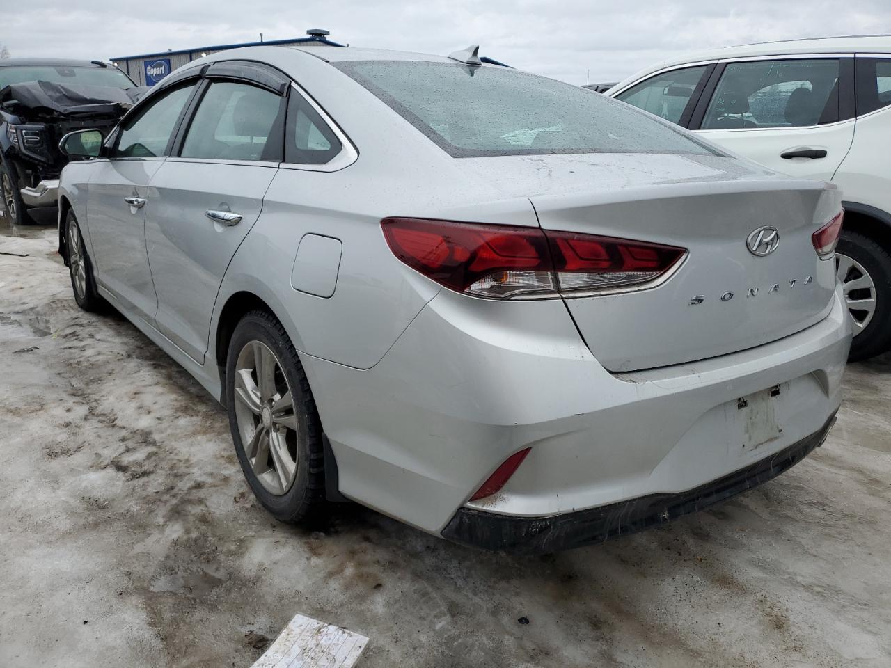 2019 Hyundai Sonata VIN 5NPE34AF1KH809150 Copart auction photo, front end / minor dent/scratches damage thumbnail 2
