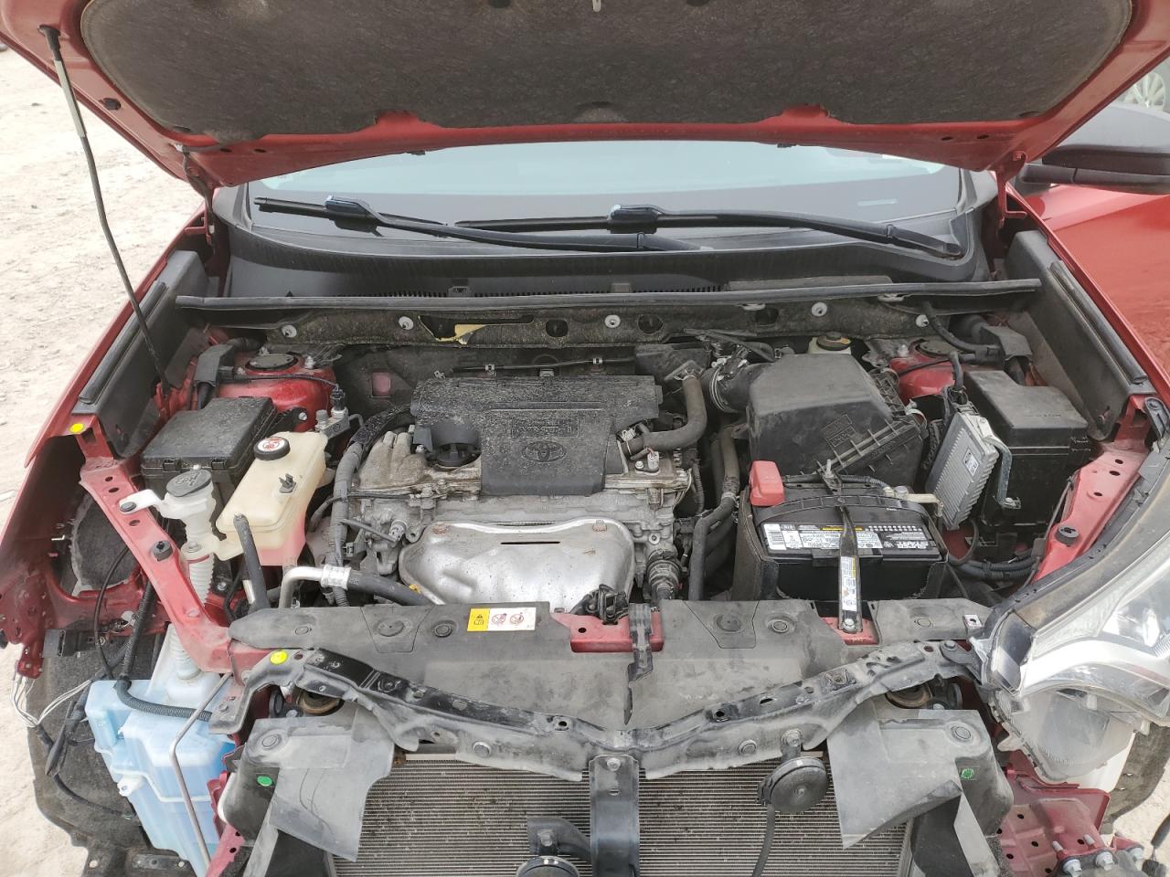 2017 Toyota RAV 4 VIN JTMBFREV2HJ143005 Copart auction photo, front end damage thumbnail 12