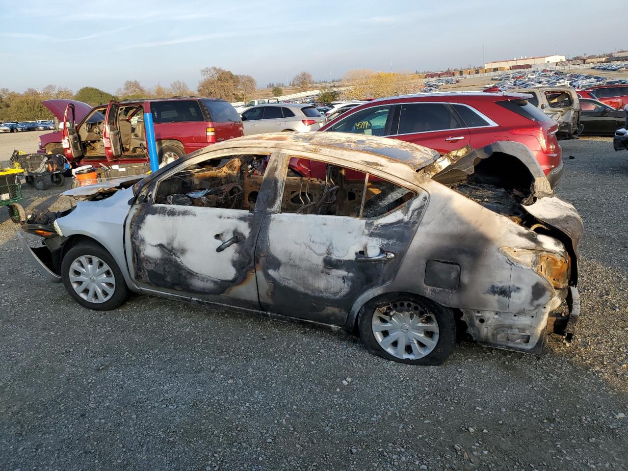 2018 Nissan Versa VIN 3N1CN7AP5JL856341 Copart auction photo, burn - interior / missing/altered vin damage thumbnail 2