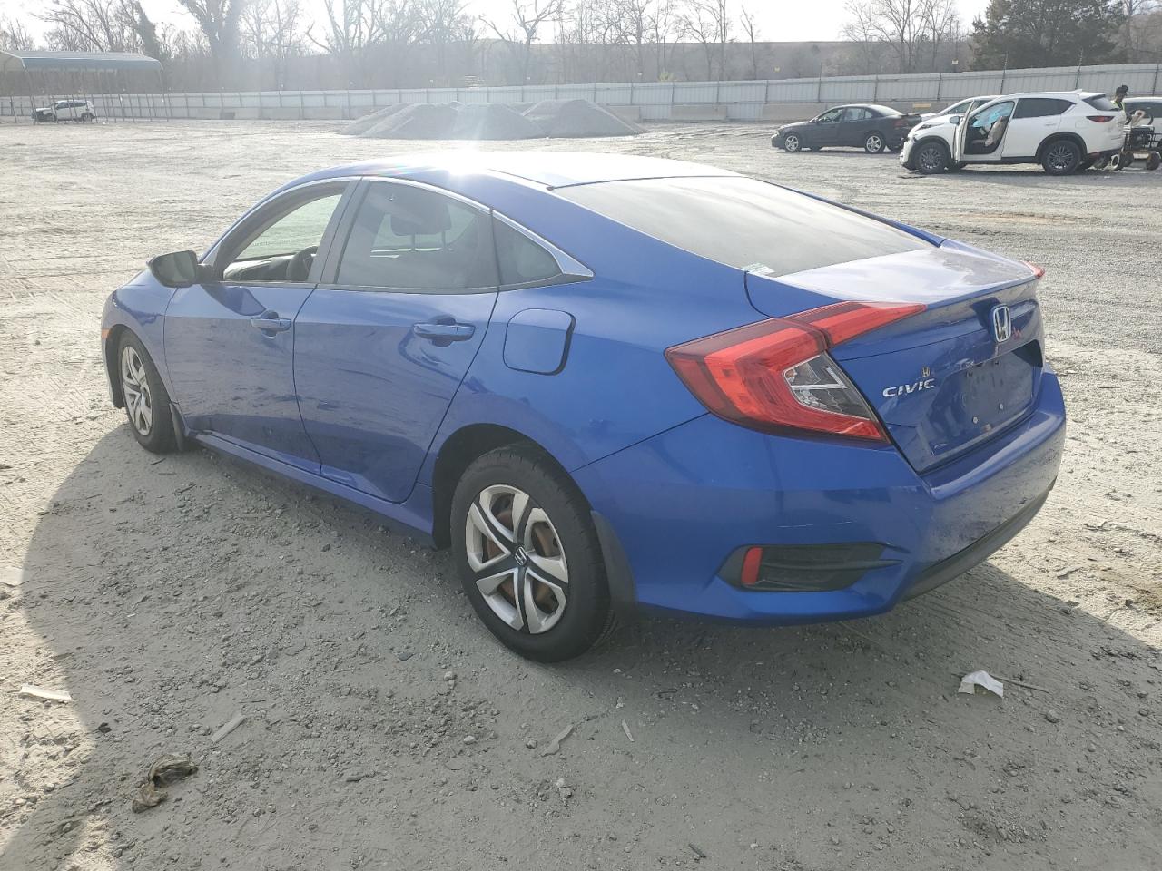 2016 Honda Civic VIN 19XFC2F5XGE009550 Copart auction photo, side damage thumbnail 2
