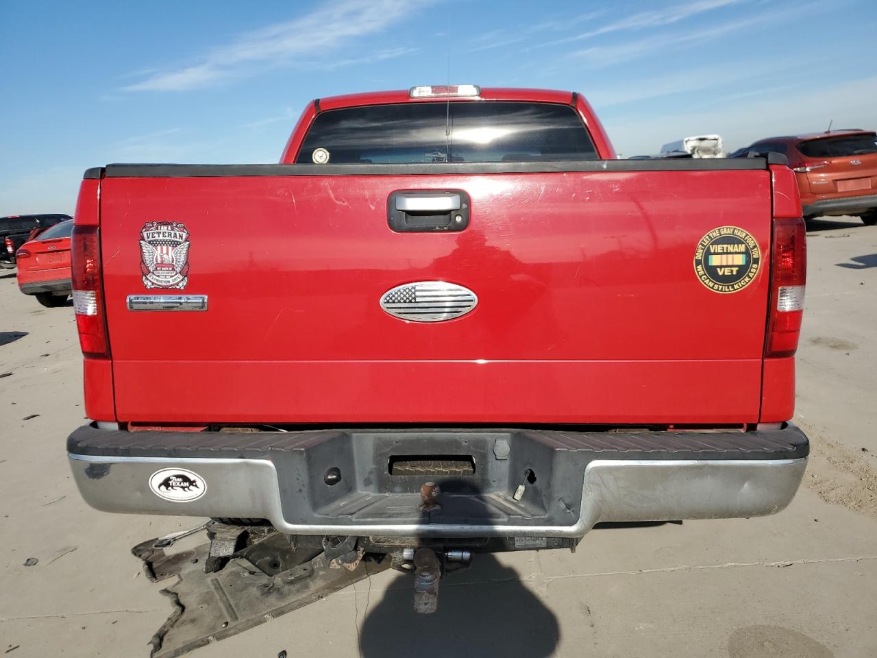 2008 Ford F-150 VIN 1FTRW12W28FA78849 Copart auction photo, undercarriage damage thumbnail 6
