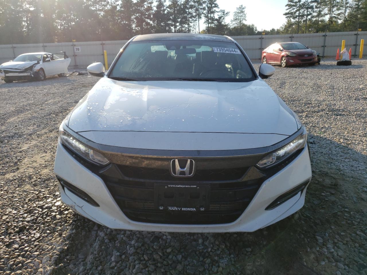 2018 Honda Accord VIN 1HGCV1F32JA199586 Copart auction photo, front end / undercarriage damage thumbnail 5