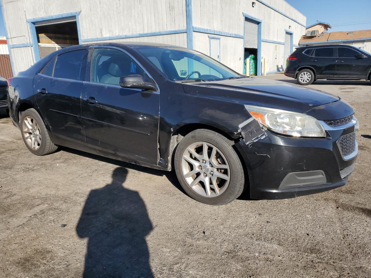 2015 Chevrolet Malibu VIN 1G11C5SL7FF117265 Copart auction photo, front end / side damage thumbnail 4