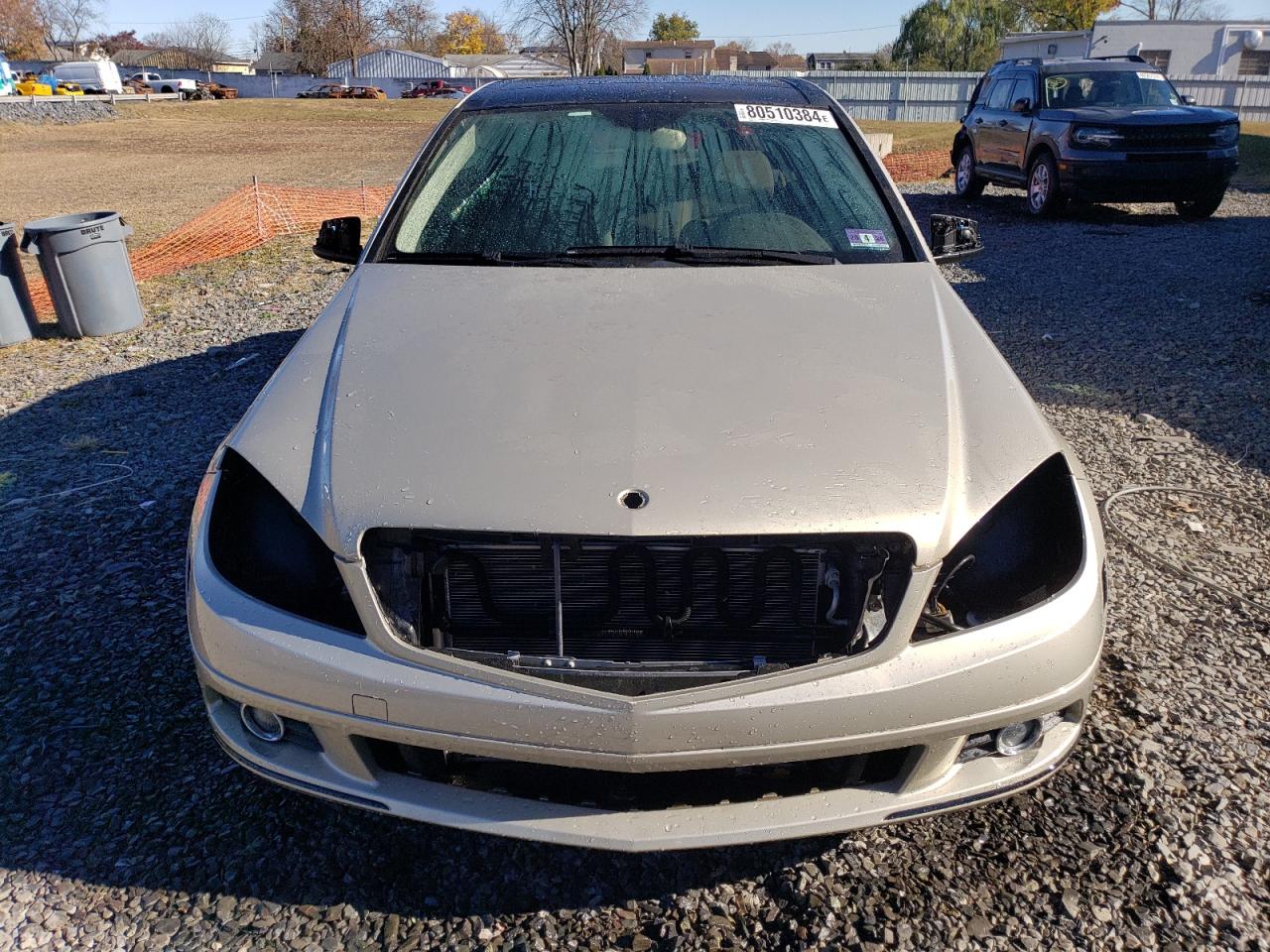 2011 Mercedes-Benz C-klasse VIN WDDGF8BB1BR146910 Copart auction photo, side / rear end damage thumbnail 5