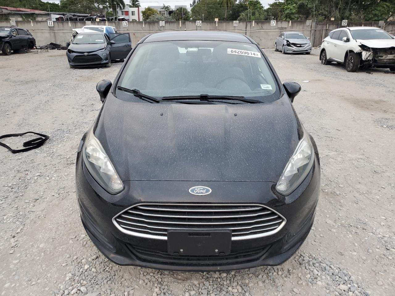 2019 Ford Fiesta VIN 3FADP4BJ1KM141966 Copart auction photo, side / rear end damage thumbnail 5