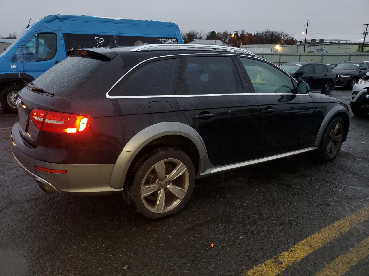 2014 Audi A4 VIN WA1UFAFL9EA069336 Copart auction photo, front end damage thumbnail 3