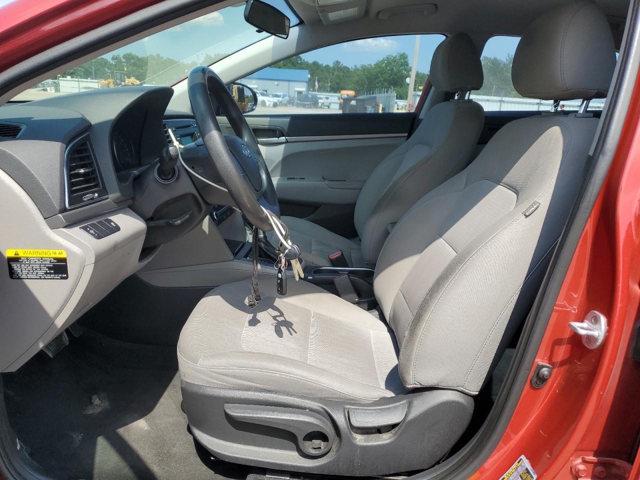 2017 Hyundai Elantra VIN 5NPD74LF4HH107894 Copart auction photo, side / rear end damage thumbnail 7