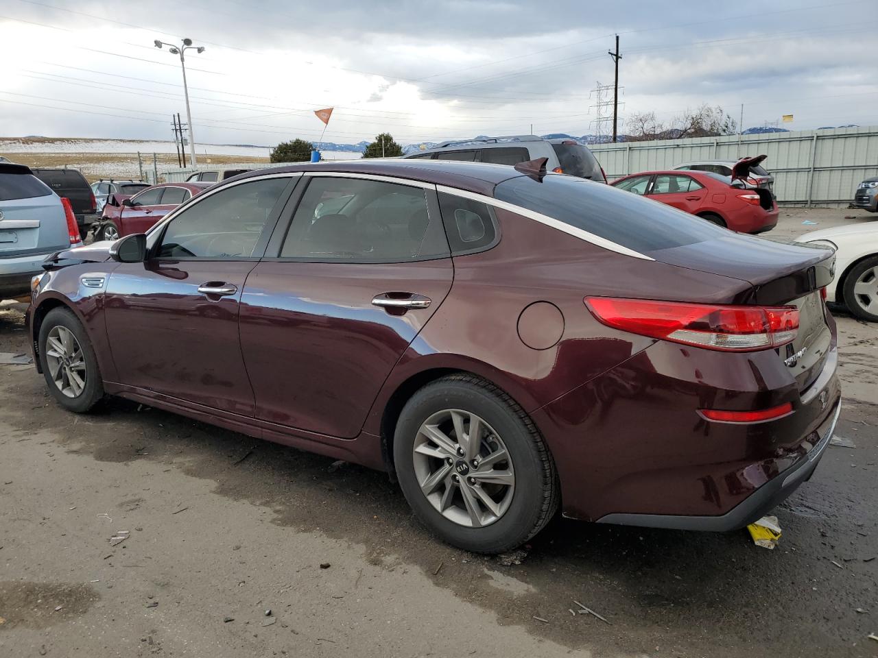 2020 KIA Optima VIN 5XXGT4L35LG380202 Copart auction photo, front end / rear end damage thumbnail 2
