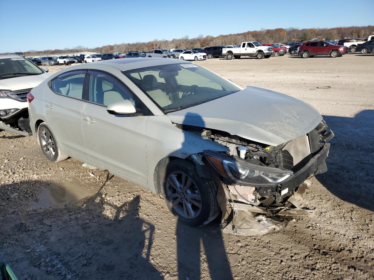 2017 Hyundai Elantra VIN 5NPD84LF1HH124505 Copart auction photo, front end damage thumbnail 4