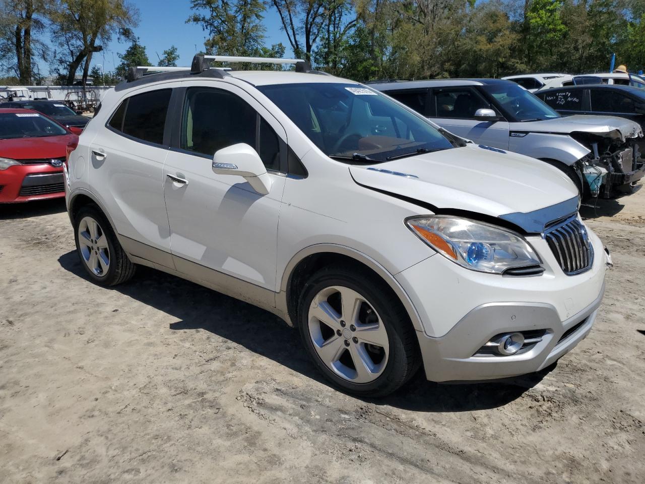 2015 Buick Encore VIN KL4CJDSB0FB194066 Copart auction photo, rear end / front end damage thumbnail 4