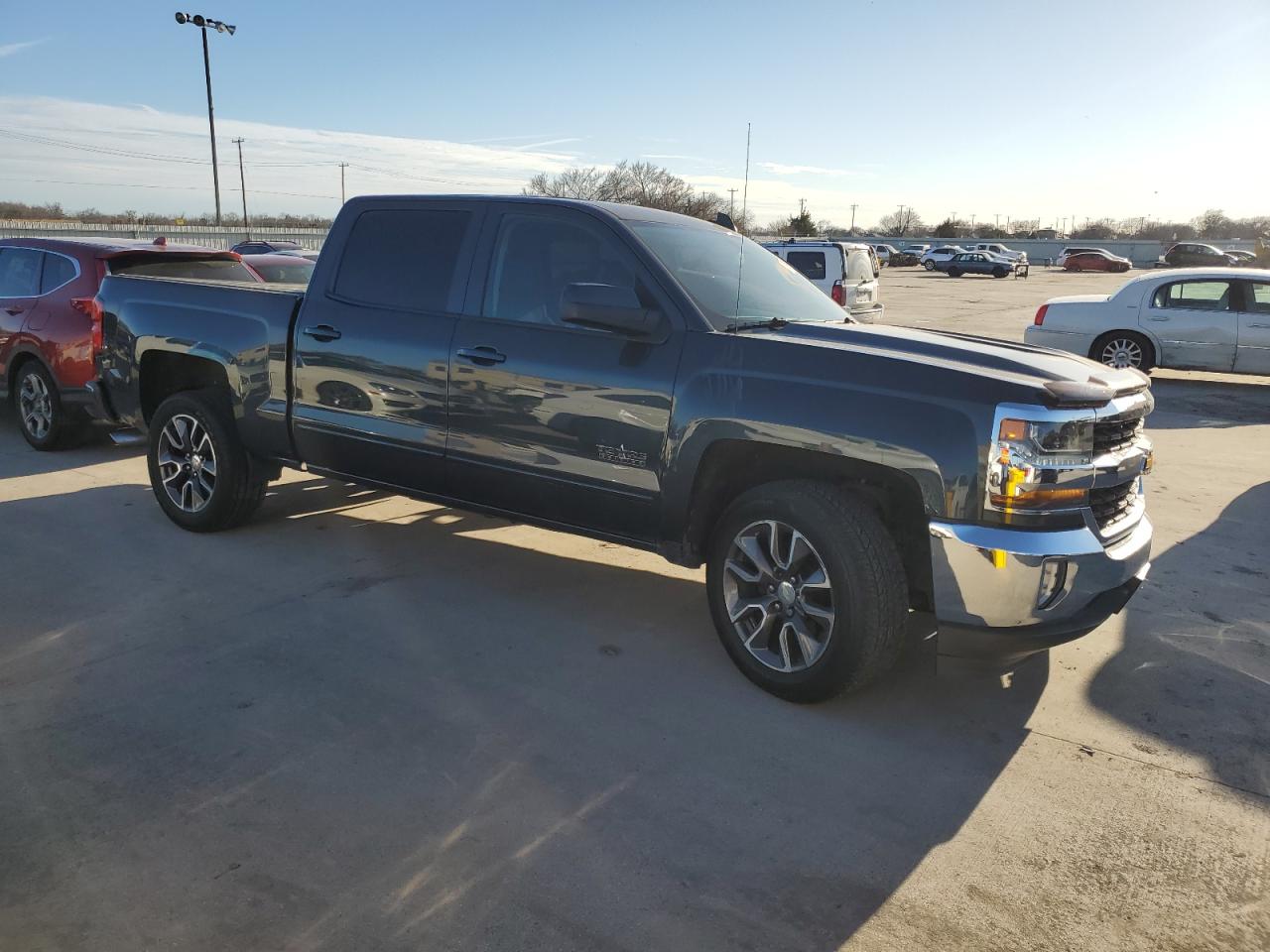 2017 Chevrolet Silverado VIN 3GCPCREC1HG451216 Copart auction photo, front end / hail damage thumbnail 4