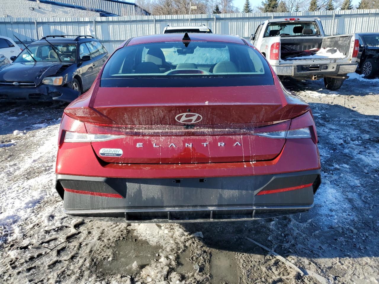 2024 Hyundai Elantra VIN KMHLL4DG4RU839444 Copart auction photo, front end / mechanical damage thumbnail 6