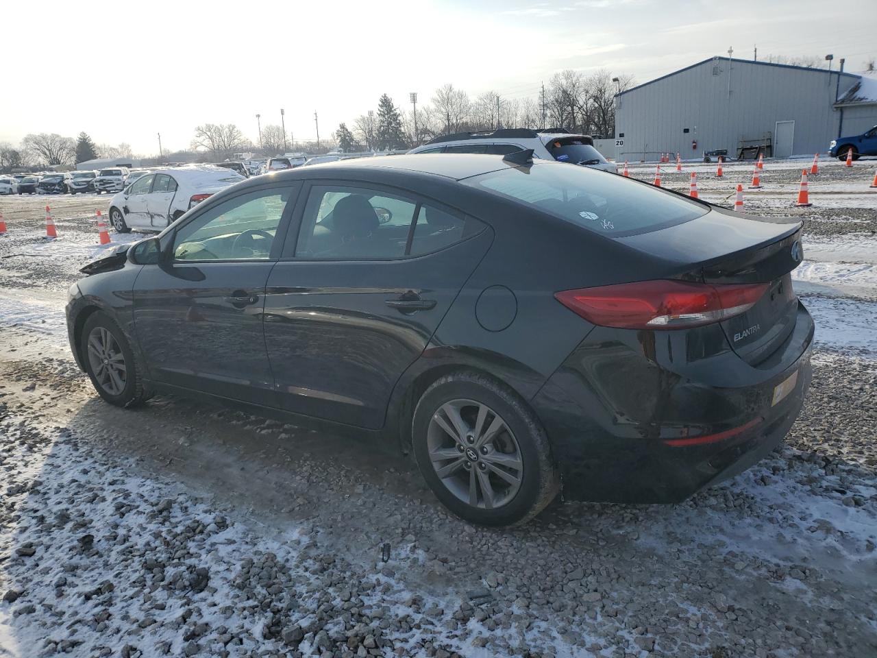 2018 Hyundai Elantra VIN 5NPD84LF5JH341402 Copart auction photo, front end damage thumbnail 2
