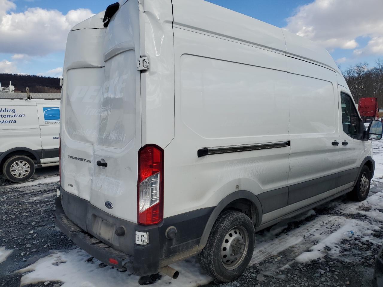 2023 Ford Transit VIN 1FTBR2X8XPKA38727 Copart auction photo, rear end damage thumbnail 3