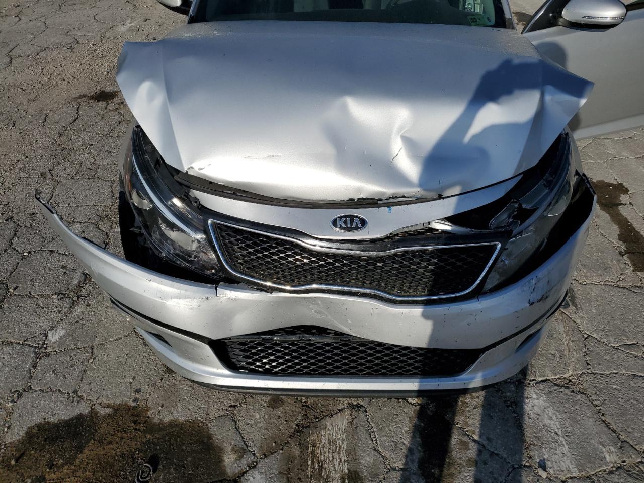 2015 KIA Optima VIN 5XXGM4A71FG378857 Copart auction photo, front end damage thumbnail 12